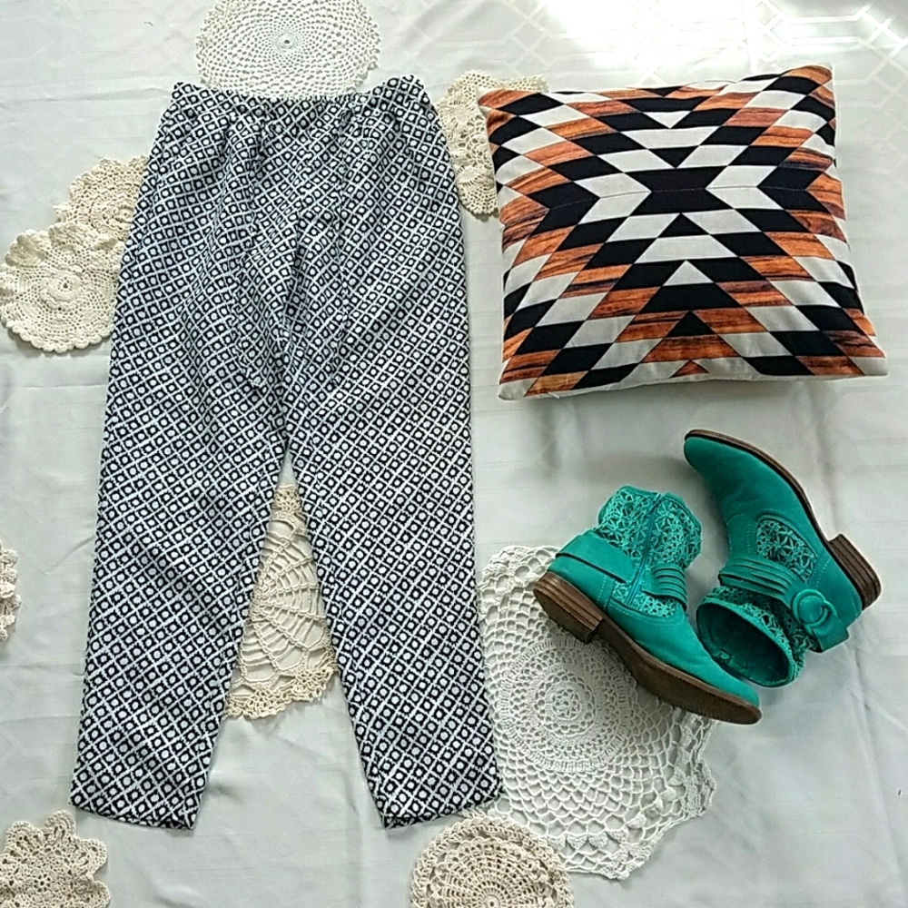 Sears Black And White Like New Pants